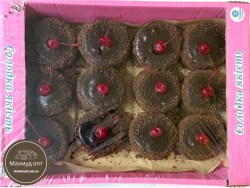 мини брауни вишня